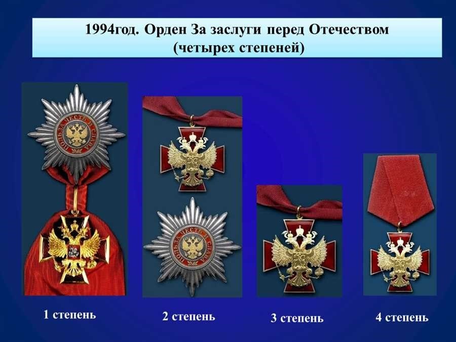 Орден за заслуги перед отечеством